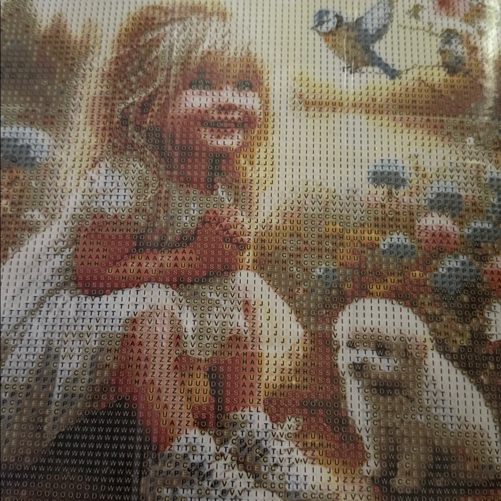 Host Support Diamond Art Kit A Charming Little Girl & her Puppy  Adorable!!
